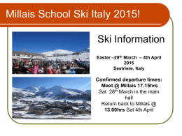 Millais School Ski Italy 2009