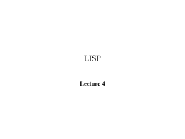 LISP - Ege