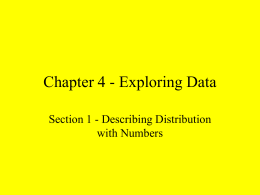 Chapter 1 - Exploring Data