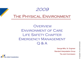 2009 PE Update - Welcome to the Healthcare