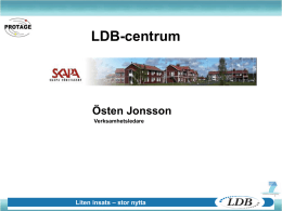 PROTAGE slideshow - Luleå University of Technology