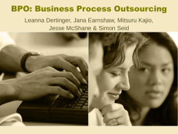 BPO: Business Process Outsourcing