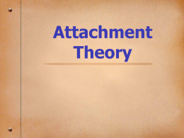 Attachment Theory - Sonoma State University