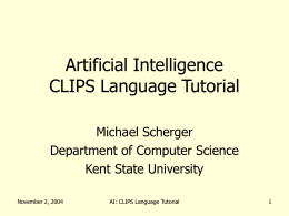 Artificial Intelligence Chapter 1