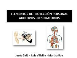 ELEMENTOS DE PROTECCIÓN PERSONAL AUDITIVOS -