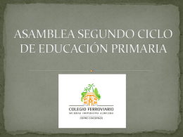 ASAMBLEA SEGUNDO CICLO DE EDUCACIÓN PRIMARIA