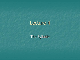 Lecture 4 - Home - KSU Faculty Member websites