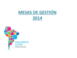 MESAS DE GESTIÓN 2014