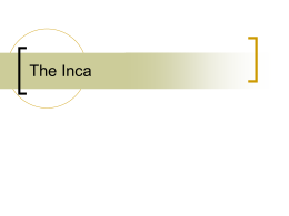 The Inca - inetTeacher.com