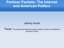 Partisan Packets: The Internet and American
