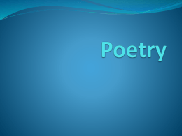 Poetry - Midland ISD