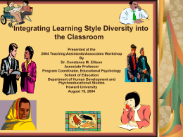 Integrating Learning Style Diversity into the