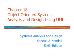 Chapter 22 Object-Oriented Systems Analysis and