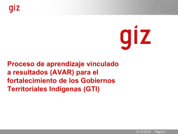 PowerPoint-Präsentation, GTZ