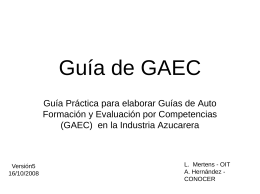 Guía de GAEC