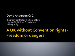 A UK without Convention rights