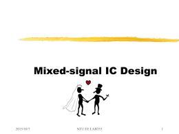 Mixed-signal IC Design