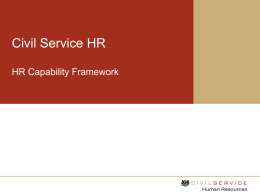 HR Capability Framework