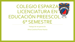 Colegio Esparza Licenciatura en Educación
