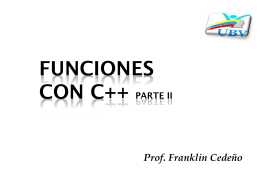 Funciones con c++ - FACS | Educación Dialogica