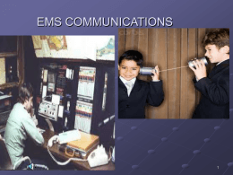 EMS COMMUNICATIONS - Home | UW Health | Madison,