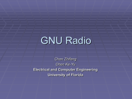 GNU Radio - University of Florida