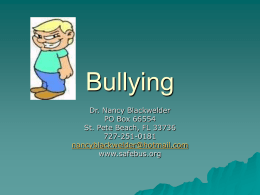 Bullying - Florida Association for Pupil