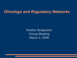 Ohnologs and Regulatory Networks