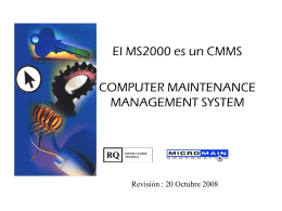 MS2000 - RQ Consultoría Técnica: Inicio