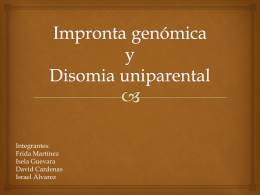Impronta genómica