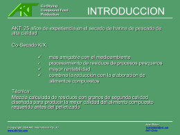 presentacion co-secado - AKT International Pty Ltd