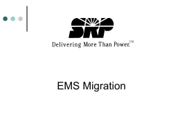 SRP’s EMS Migration