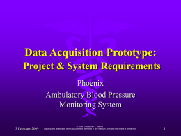Data Acquisition Prototype: Project & System