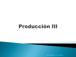Producción III