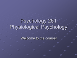 Psychology 261 - University of Waterloo