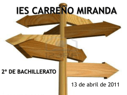 IES CARREÑO MIRANDA 2º DE BACHILLERATO