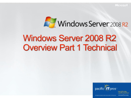4-Doug-Spindler-Server-2008R2-P2-at-MSFT-SF-2009-1