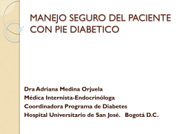 PIE DIABETICO - Centro Médico Imbanaco | Vocación