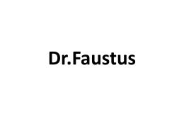 Dr.Faustus - Comsats Virtual Campus