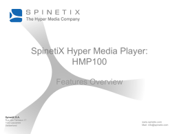 HMP100 / HMD - מערכות אודיו וידאו