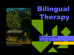 Bilingual Patients - World Mental Health Day