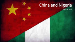 China and Nigeria