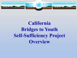 California Bridges to Youth Self