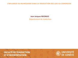 Diapositive 1 - Université de Moncton