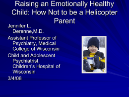 Raising an Emotionally Healthy Child