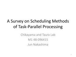 A survey on Task-Parallel Languages and techniques