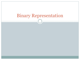 Binary - Florida Institute of Technology