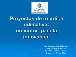 Proyectos de robótica educativa: un motor para la