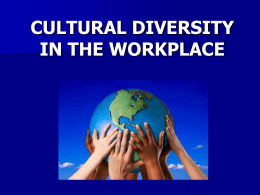 Cultural Diversity in the Workplace by State of