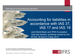 IAS 17 Leases - IFRS Foundation